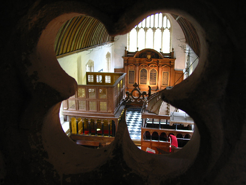 Tower Squint, Rycote Chapel, Oxfordshire